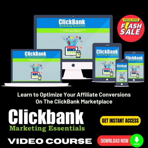 Clickbank Marketing Essentials Upgrade Package (Video Course) - Digital ...