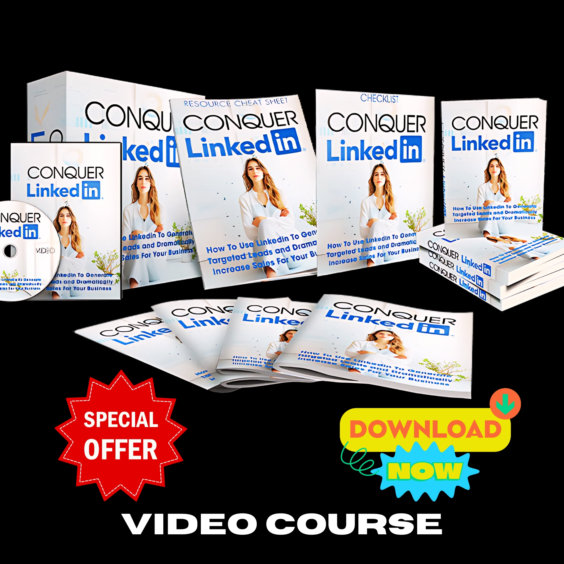 Conquer LinkedIn Upgrade Package (Video Course) - Digital Download Shop